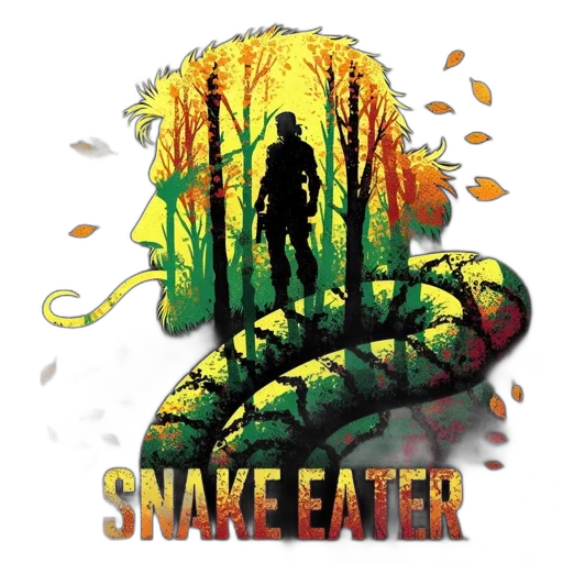 pixel art, concept art, comic book art, snake transparent PNG cut-out