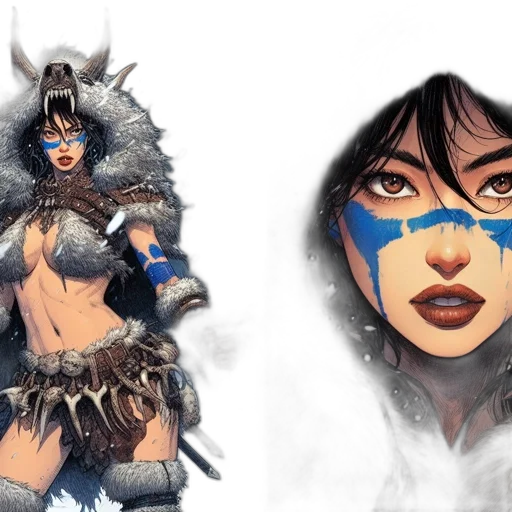 fantasy art, concept art, comic book art, 3d render transparent PNG cut-out