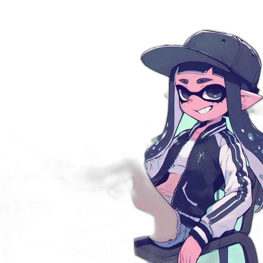 jacket, mask, hat, weapon transparent PNG cut-out