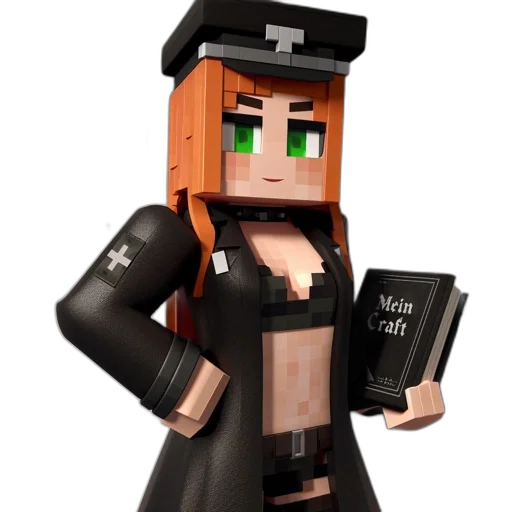 staff, 3d render, pixel art, cartoon transparent PNG cut-out