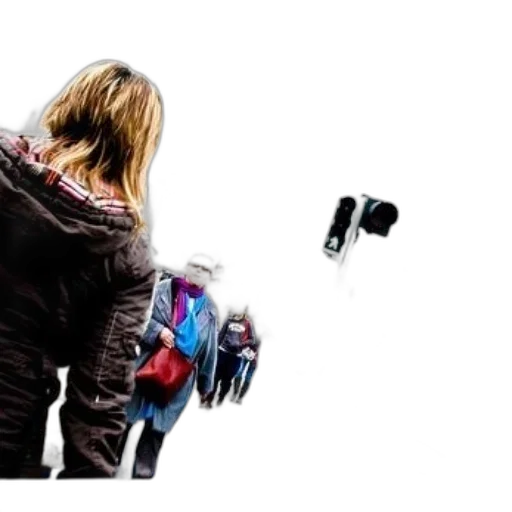 jacket, weapon, robot, staff transparent PNG cut-out