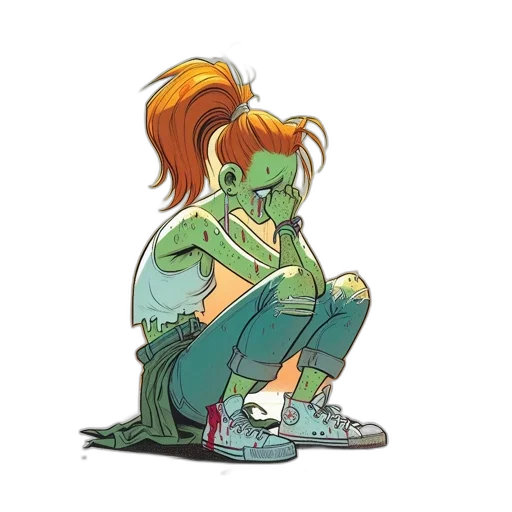 jacket, creature, staff, concept art transparent PNG cut-out