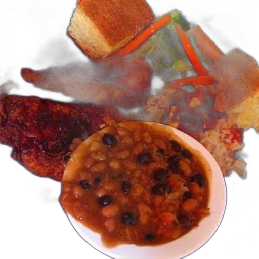 food, staff, photorealistic, plate transparent PNG cut-out