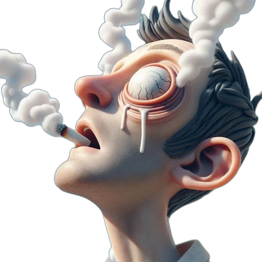 face, mask, jacket, concept art transparent PNG cut-out