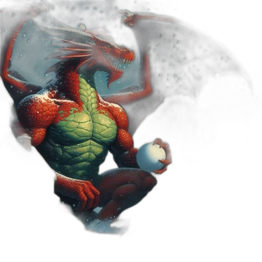 dragon, creature, fantasy art, concept art transparent PNG cut-out