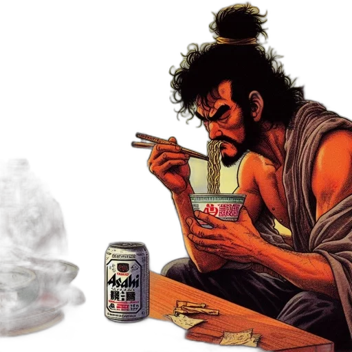 food, concept art, vaporwave, photorealistic transparent PNG cut-out