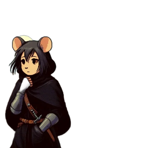 staff, hat, weapon, animal transparent PNG cut-out
