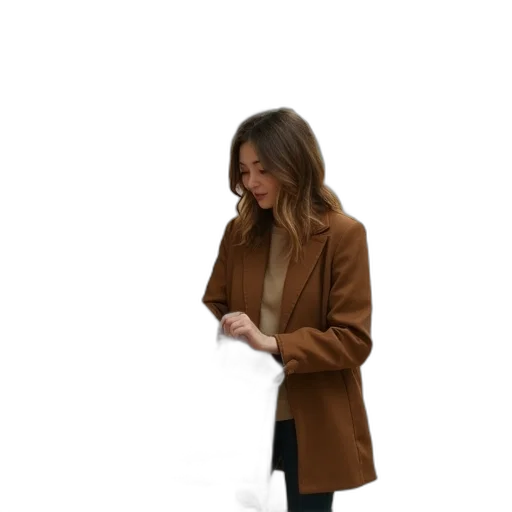 jacket, staff, dress, umbrella transparent PNG cut-out