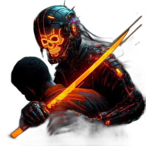 sword, weapon, staff, mask transparent PNG cut-out