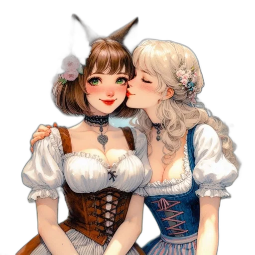 dress, staff, fantasy art, pixel art transparent PNG cut-out