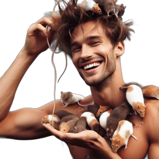 hair, animal, jewelry, young transparent PNG cut-out