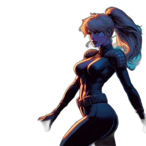 comic book art, concept art, cartoon, anime transparent PNG cut-out