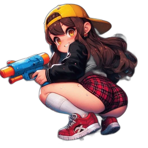 weapon, jacket, animal, pixel art transparent PNG cut-out