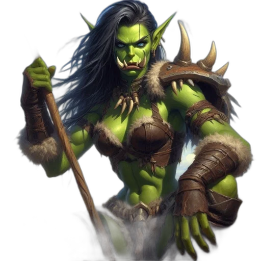 staff, fantasy art, concept art, comic book art transparent PNG cut-out