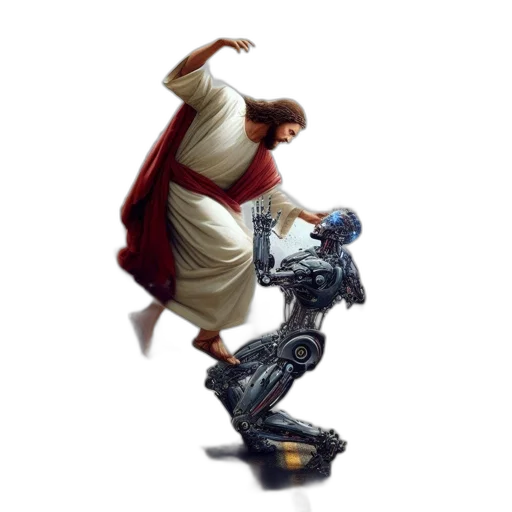 robot, sword, weapon, concept art transparent PNG cut-out