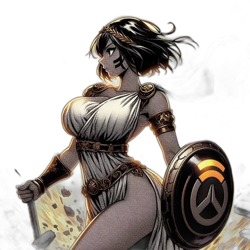 dress, comic book art, concept art, fantasy art transparent PNG cut-out