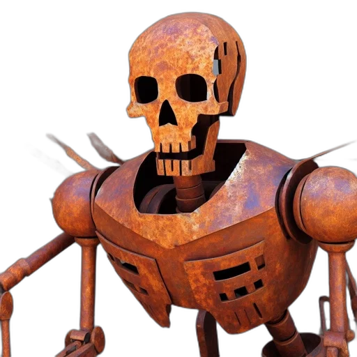 robot, weapon, 3d render, concept art transparent PNG cut-out
