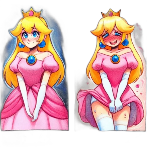 crown, dress, concept art, pixel art transparent PNG cut-out