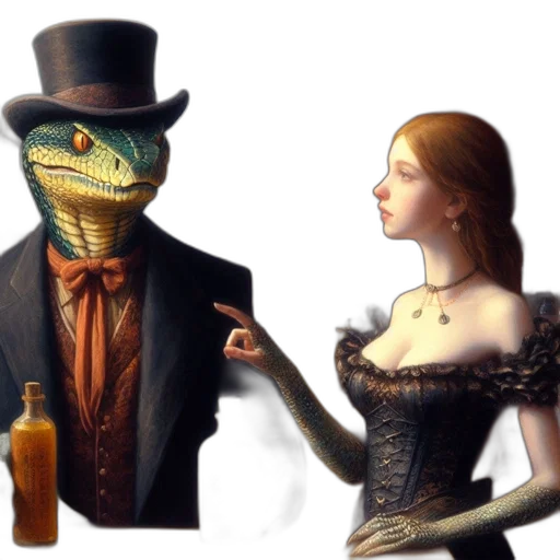 mask, dress, dragon, concept art transparent PNG cut-out
