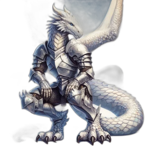 dragon, staff, creature, sword transparent PNG cut-out