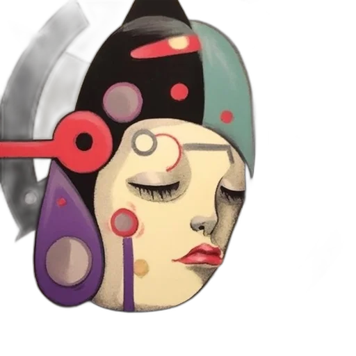 mask, face, jewelry, robot transparent PNG cut-out