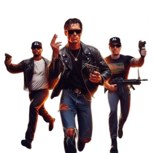 jacket, concept art, pixel art, comic book art transparent PNG cut-out
