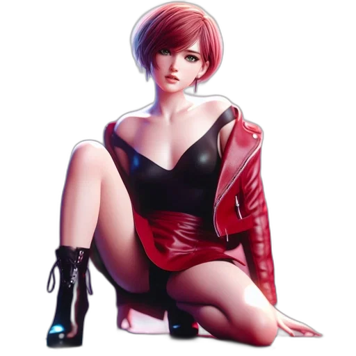 jacket, dress, concept art, comic book art transparent PNG cut-out