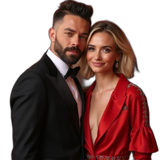 married, couple, dax, reed transparent PNG cut-out