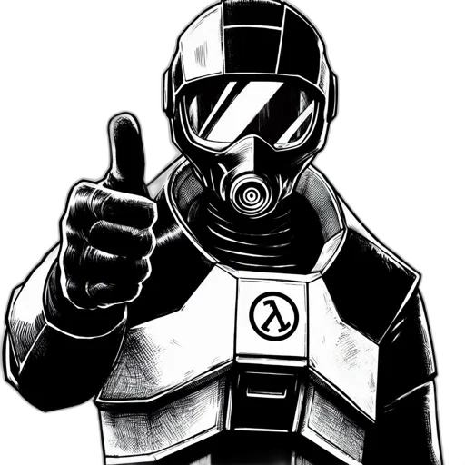 robot, jacket, comic book art, concept art transparent PNG cut-out