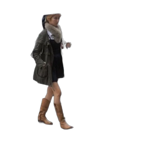 jacket, hat, shoes, dress transparent PNG cut-out