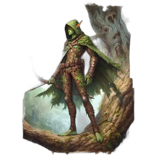 tree, staff, dragon, creature transparent PNG cut-out