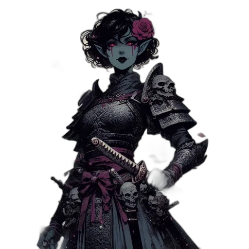 dress, staff, mask, concept art transparent PNG cut-out