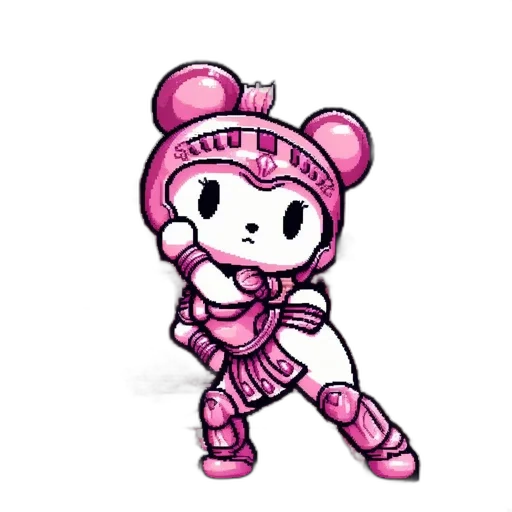 staff, robot, weapon, pixel art transparent PNG cut-out