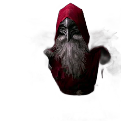 mask, face, creature, staff transparent PNG cut-out