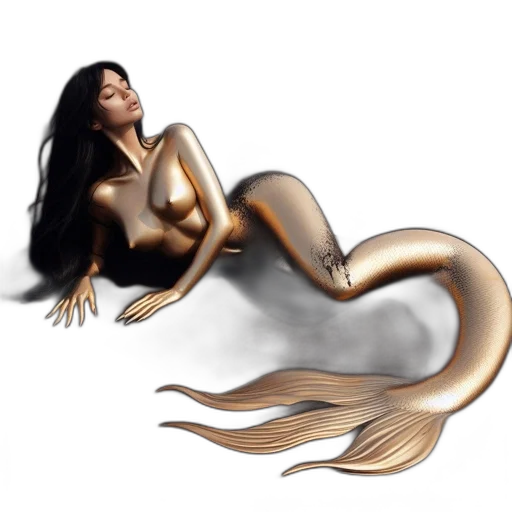 hair, creature, jewelry, concept art transparent PNG cut-out