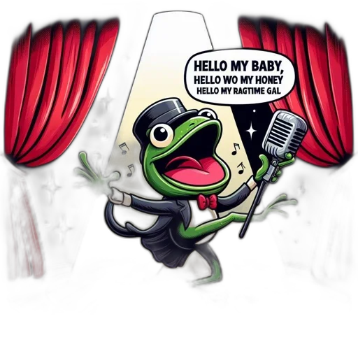 staff, concept art, anthropomorphic, frog transparent PNG cut-out