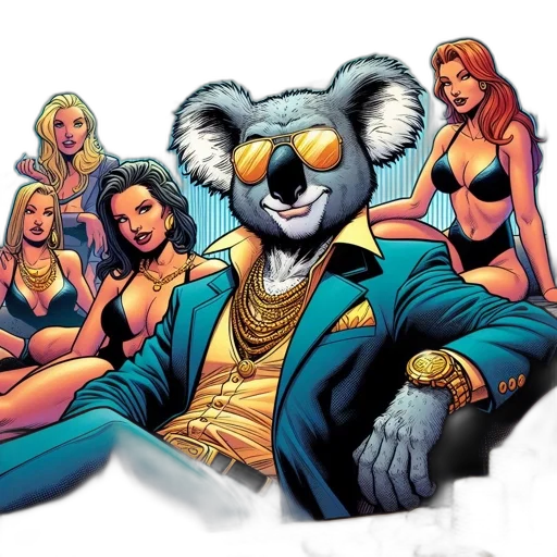 comic book art, concept art, cartoon, upscale transparent PNG cut-out