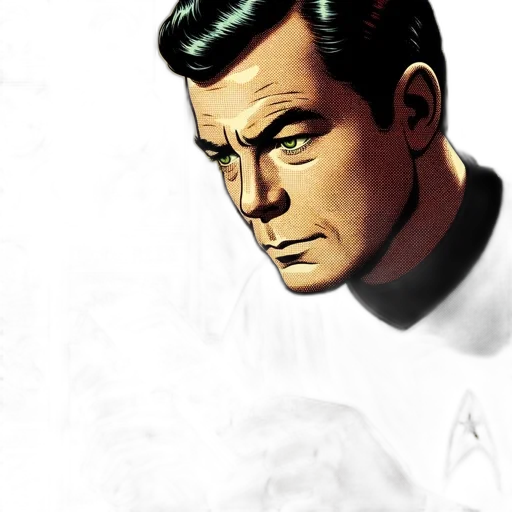 face, comic book art, photorealistic, cartoon transparent PNG cut-out