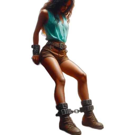 weapon, shoes, concept art, 3d render transparent PNG cut-out