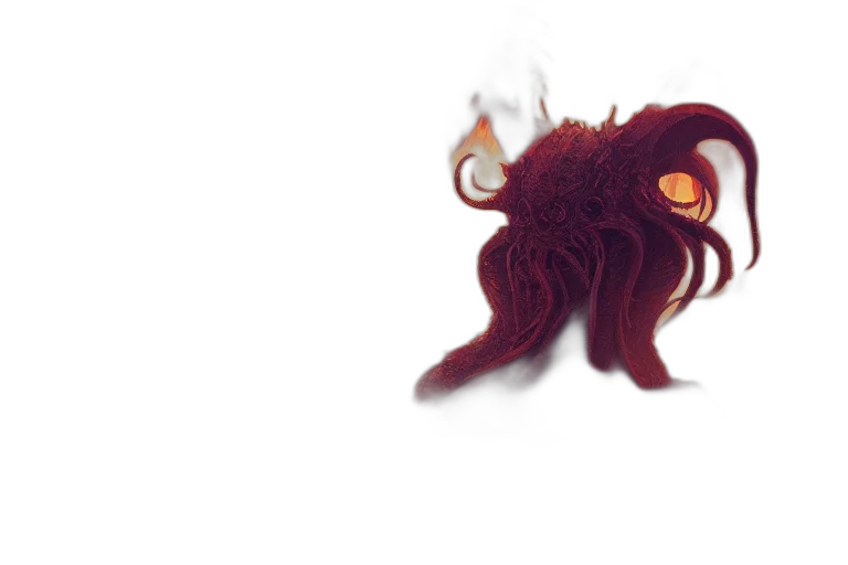 creature, dragon, animal, hair transparent PNG cut-out
