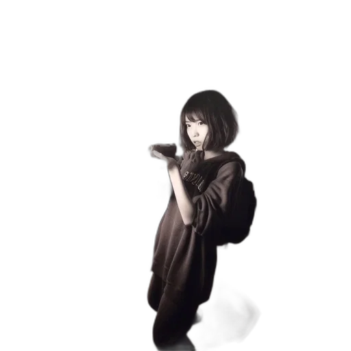 dress, jacket, staff, umbrella transparent PNG cut-out