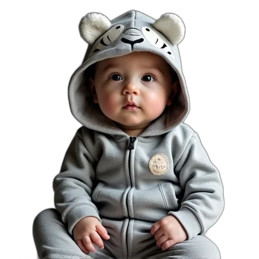 jacket, animal, hat, photorealistic transparent PNG cut-out