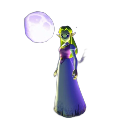 dress, staff, jewelry, creature transparent PNG cut-out