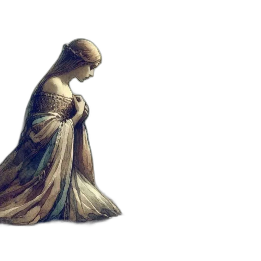 dress, crown, jewelry, sword transparent PNG cut-out