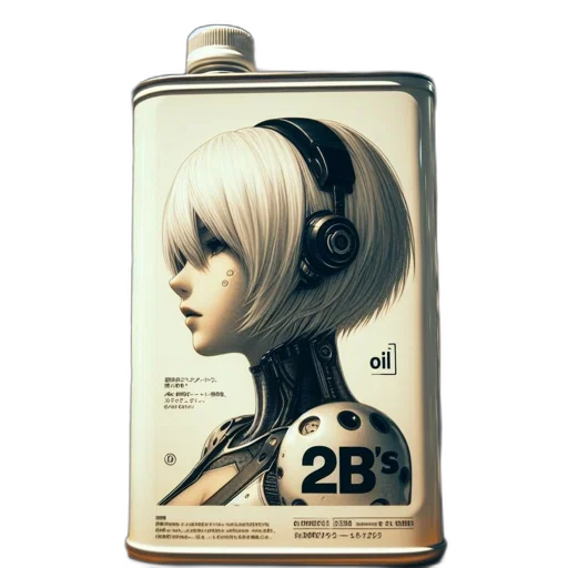 bottle, robot, hair, mask transparent PNG cut-out