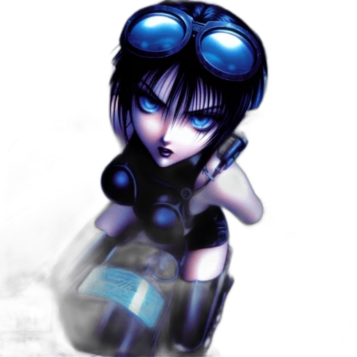 robot, concept art, comic book art, cyberpunk transparent PNG cut-out