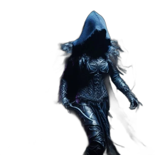mask, creature, sword, dress transparent PNG cut-out