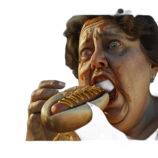 food, face, creature, animal transparent PNG cut-out
