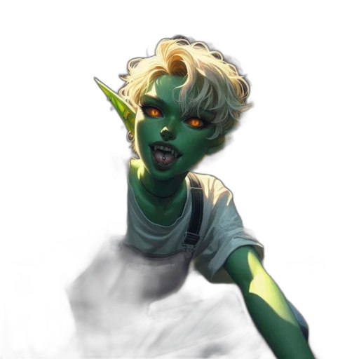 mask, creature, staff, face transparent PNG cut-out