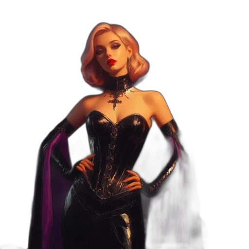 dress, crown, concept art, comic book art transparent PNG cut-out